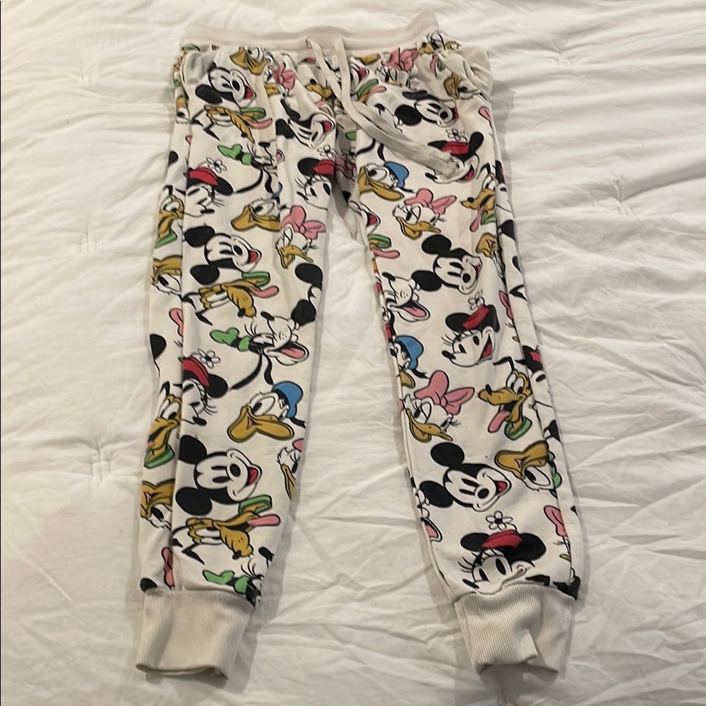 Disney Multicolor Character Print Sweatpants